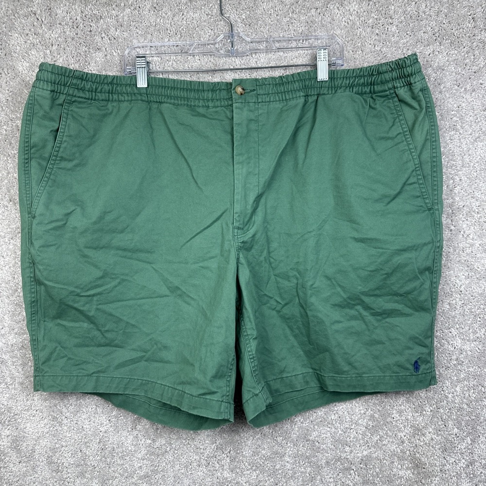 Polo Ralph Lauren Shorts Mens 3XB Green Classic Fit 9" Inseam Sweat Active